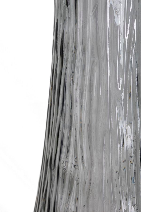 Vaso Jarron Arabe vetro Riciclato Fumo, Ø25x99 cm