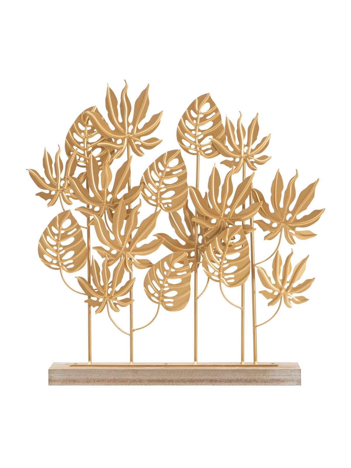 Scultura decorativa in metallo, 56x10x57,5 cm – Palm