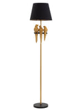 Lampada da terra in metallo nero, Ø37x164,5 cm – Pappagallo