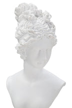 Scultura Statua Woman C/piedistallo, 11x10,5x35,5 cm