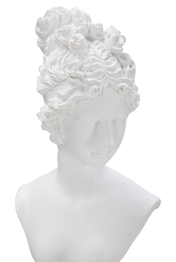 Scultura Statua Woman C/piedistallo, 11x10,5x35,5 cm