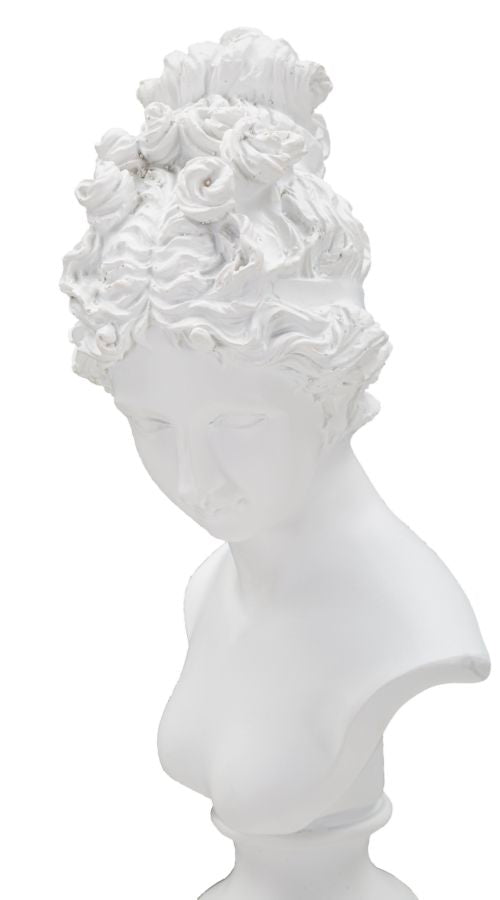 Scultura Statua Woman C/piedistallo, 11x10,5x35,5 cm