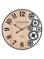Orologio da parete in metallo marrone, Ø60x4,5 cm – Grand
