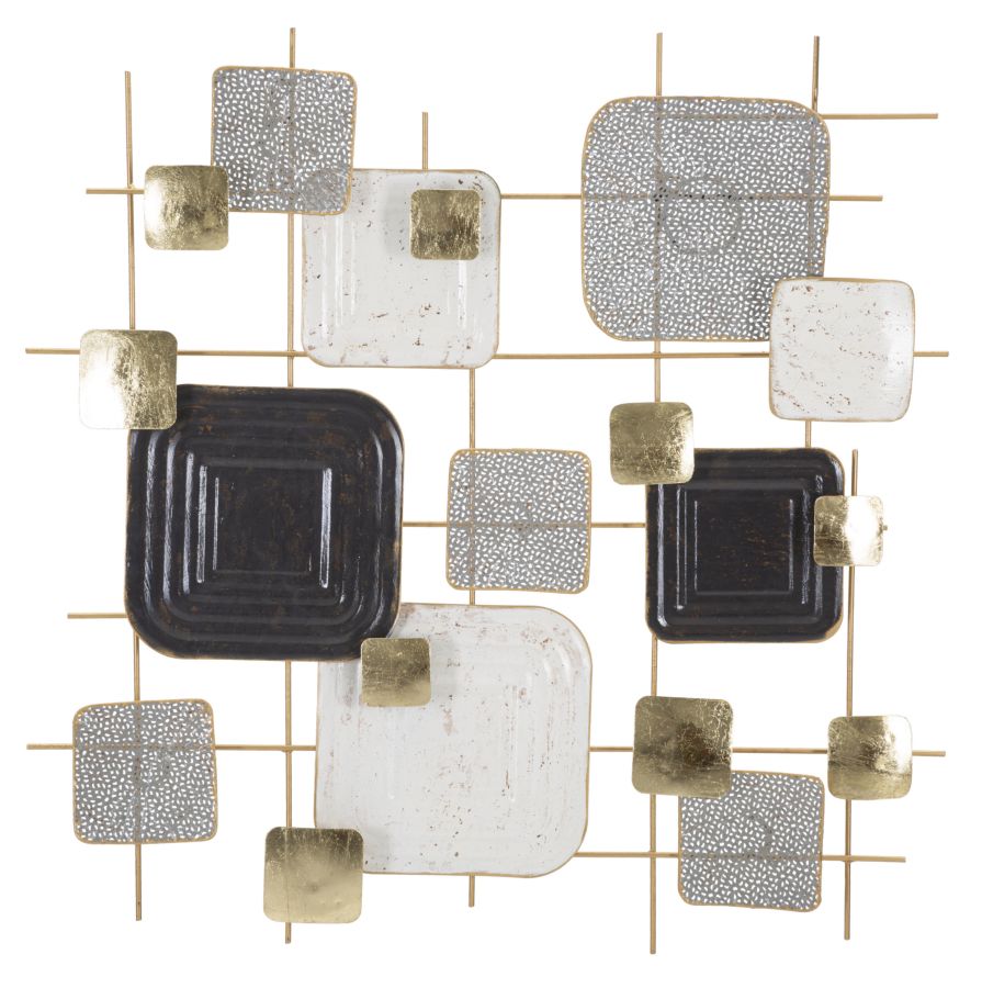 Pannello in ferro Cubes, 80x5x80 cm