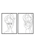 Pannello decorativo da parete in ferro, 60x1x80 cm – Woman Simply
