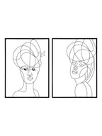 Pannello decorativo da parete in ferro, 60x1x80 cm – Woman Simply