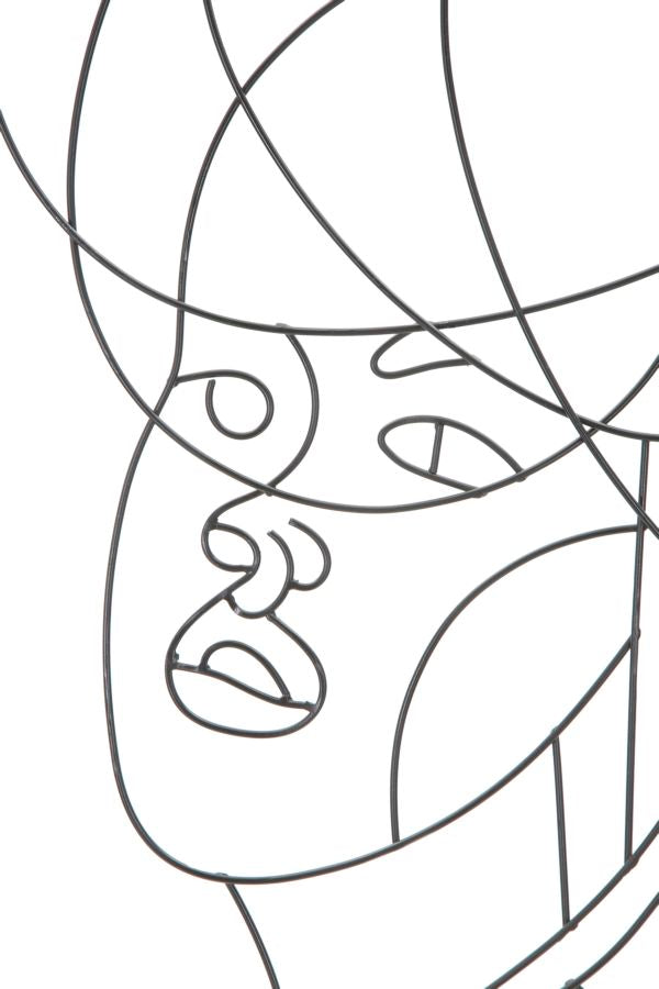 Pannello in ferro Woman Simply coppia, 60x1x80 cm