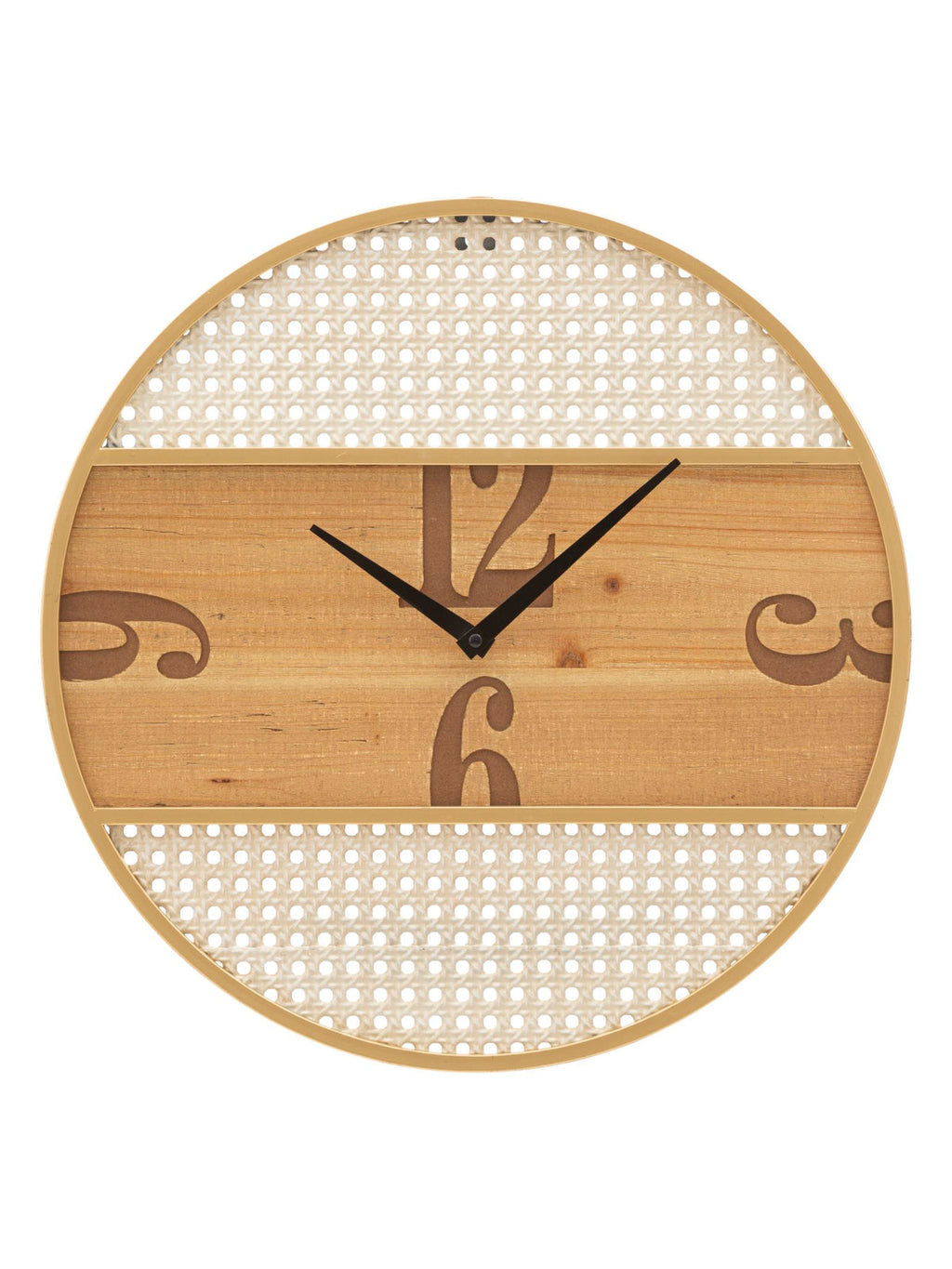 Orologio da parete in metallo multicolore, Ø50x3,5 cm – Fuji