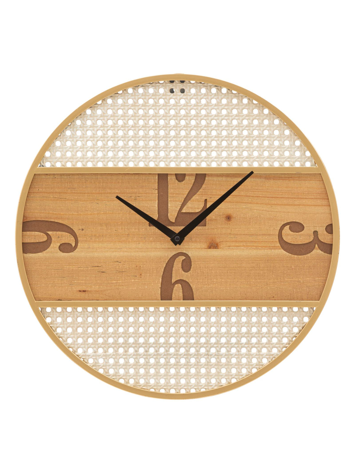 Orologio da parete in metallo multicolore, Ø50x3,5 cm – Fuji