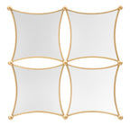 Specchio da muro Jalo, 68x3,5x68 cm