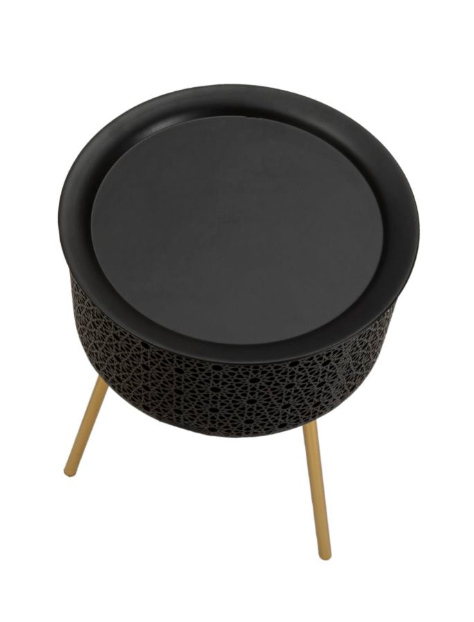 Tavolinetto Blacky, Ø35x50 cm – dettaglio 1