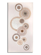 Quadro decorativo in legno marrone, 50x3,2x100 cm – Dipinto su tela