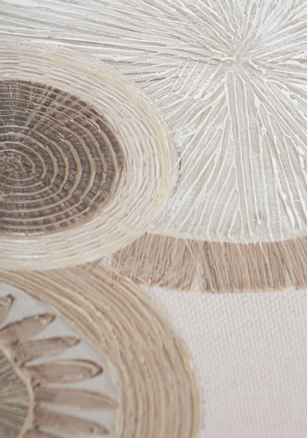 Dipinto su tela Circly con Inserti, 50x3,2x100 cm – dettaglio 2
