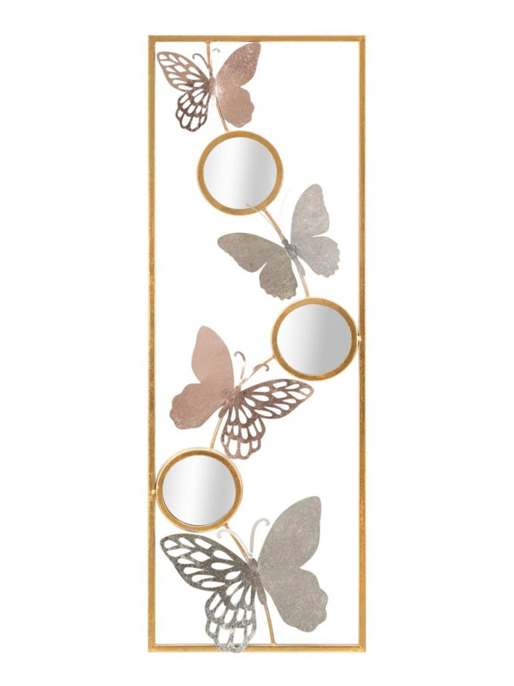 Pannello decorativo da parete in ferro multicolore, 31x2x90 cm – Buttry