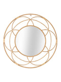 Specchio da parete in specchio marrone, Ø60x3 cm – Valencia