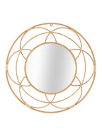 Specchio da parete in specchio marrone, Ø60x3 cm – Valencia