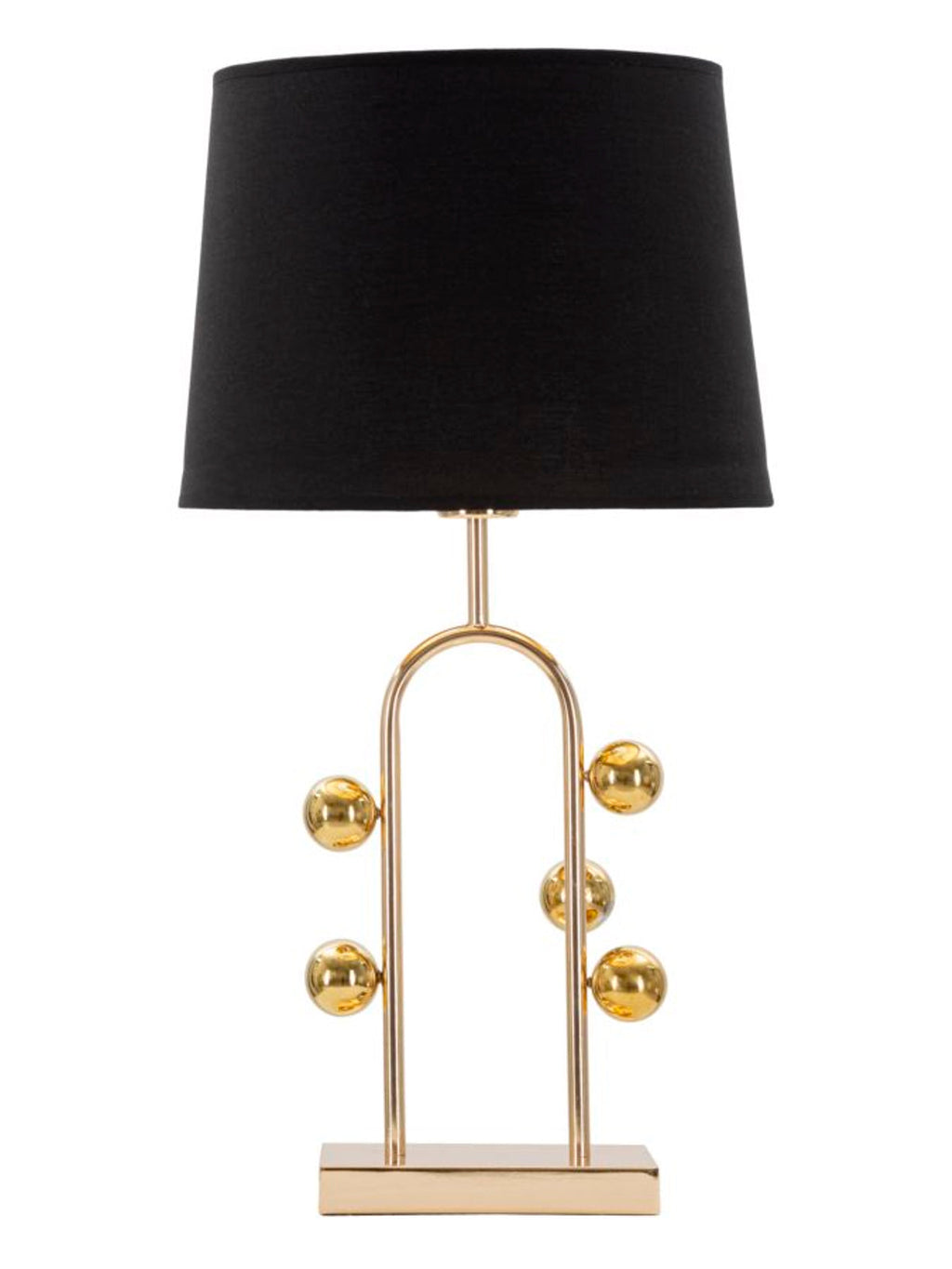 Lampada da tavolo in metallo nero, Ø32,5x61 cm – Bubble