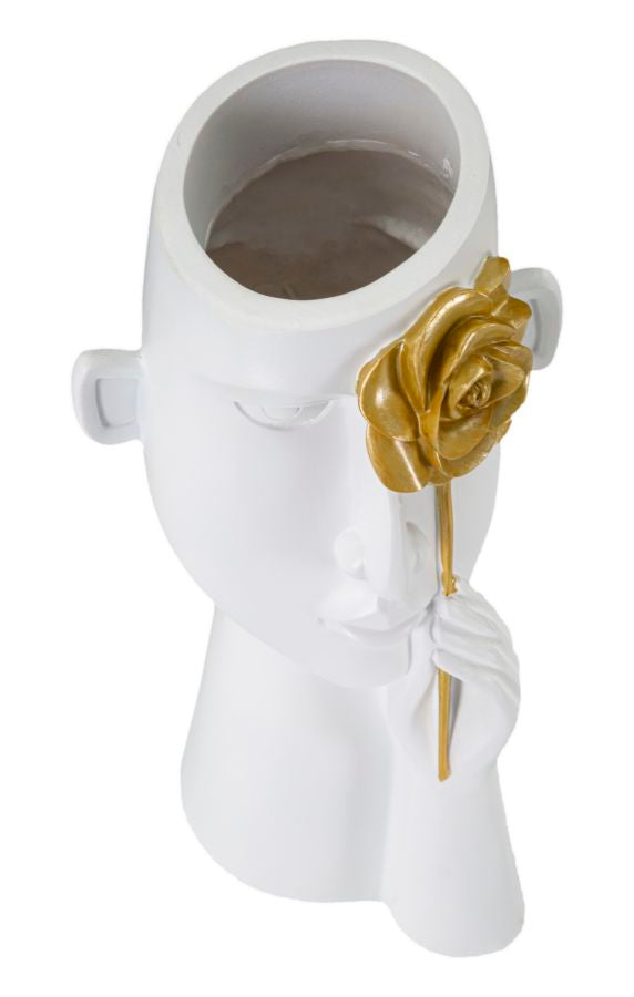 Vaso Face con Fiore - foto 2
