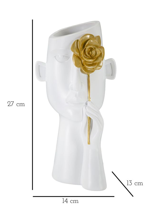 Vaso Face con Fiore - foto 6