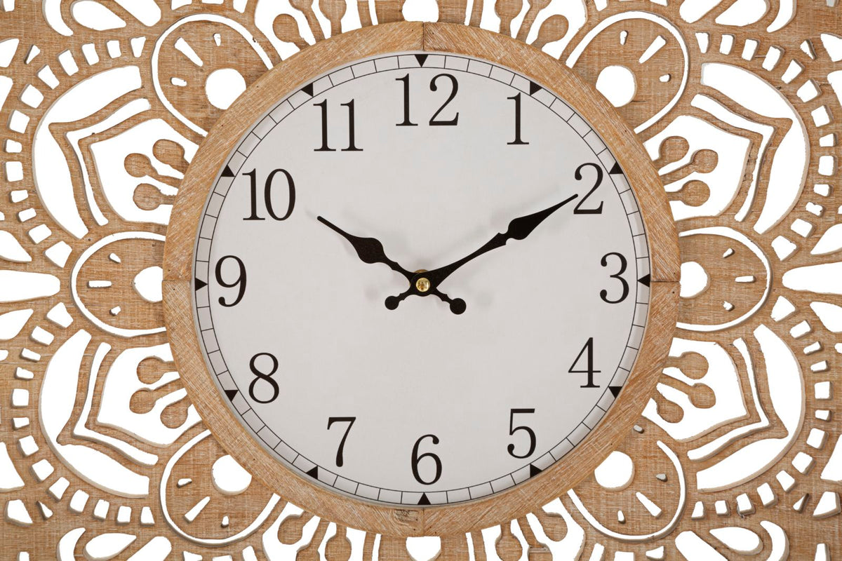 Orologio da muro Carving, Ø60x4,5 cm