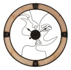 Orologio da muro Couple, Ø60x3 cm