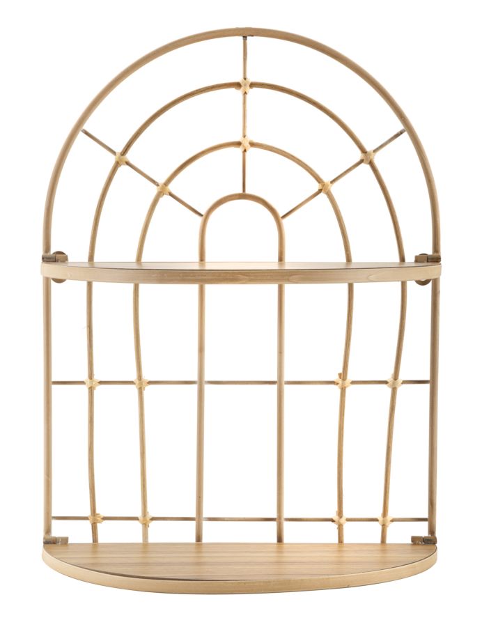 Mensola Doppia Arch, 34,5x18x45,5 cm