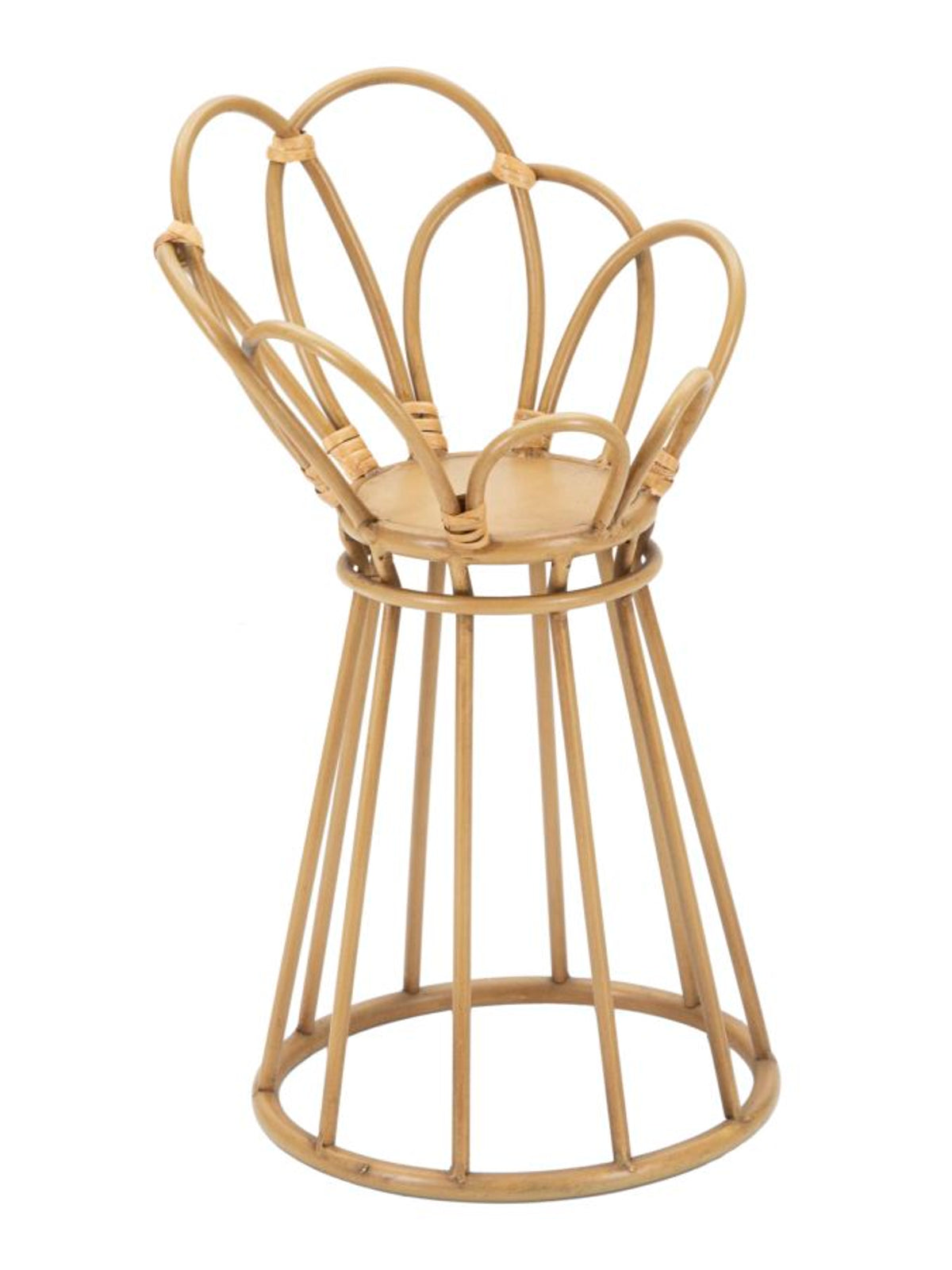 Portavaso da terra in metallo marrone, Ø28x48 cm – P/vaso Panama Tower