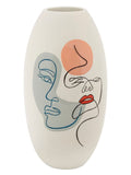 Vaso decorativo in resina, Ø20,5x38 cm – Art C