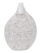 Vaso resina Nairobi, 30,5x11,5x46,5 cm