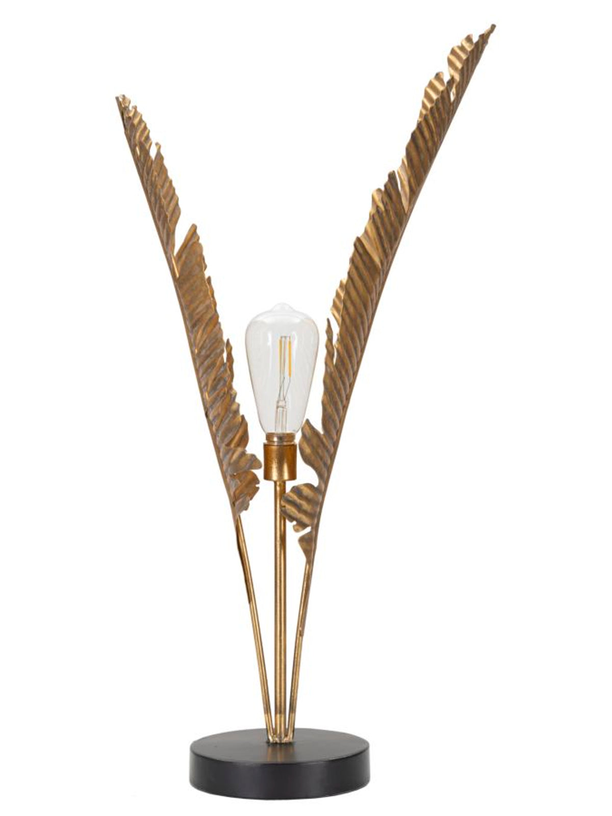 Lampada da terra in metallo oro, Ø26x65 cm – Palm