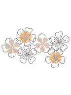 Pannello decorativo da parete in ferro marrone, 75x3,5x42 cm – Itis
