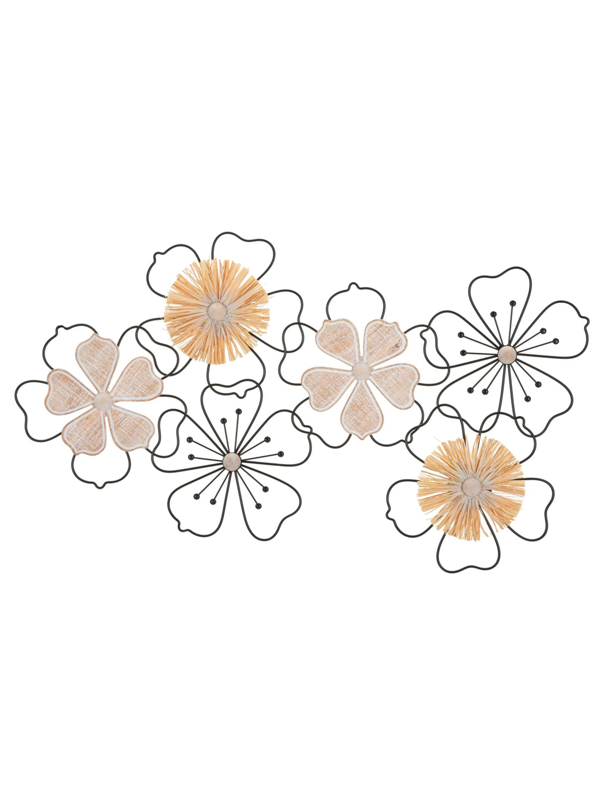 Pannello decorativo da parete in ferro marrone, 75x3,5x42 cm – Itis