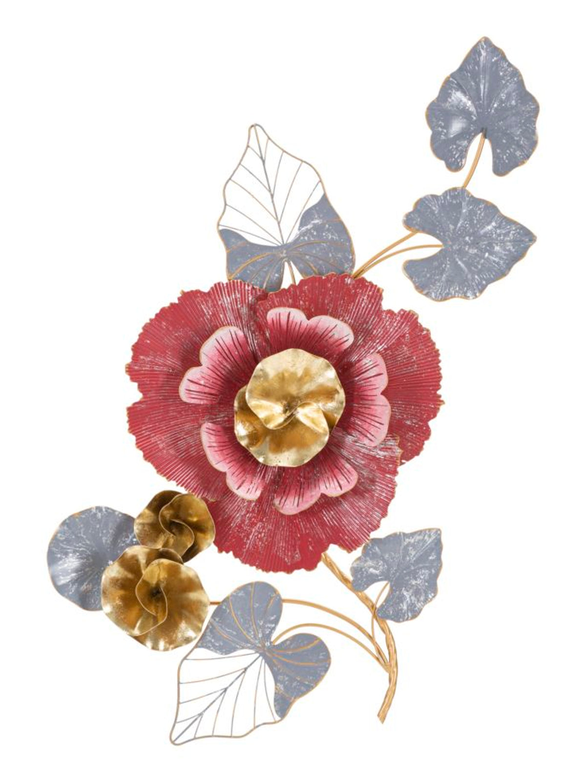 Pannello decorativo da parete in ferro multicolore, 61,6x9,5x111,8 cm – Lovi