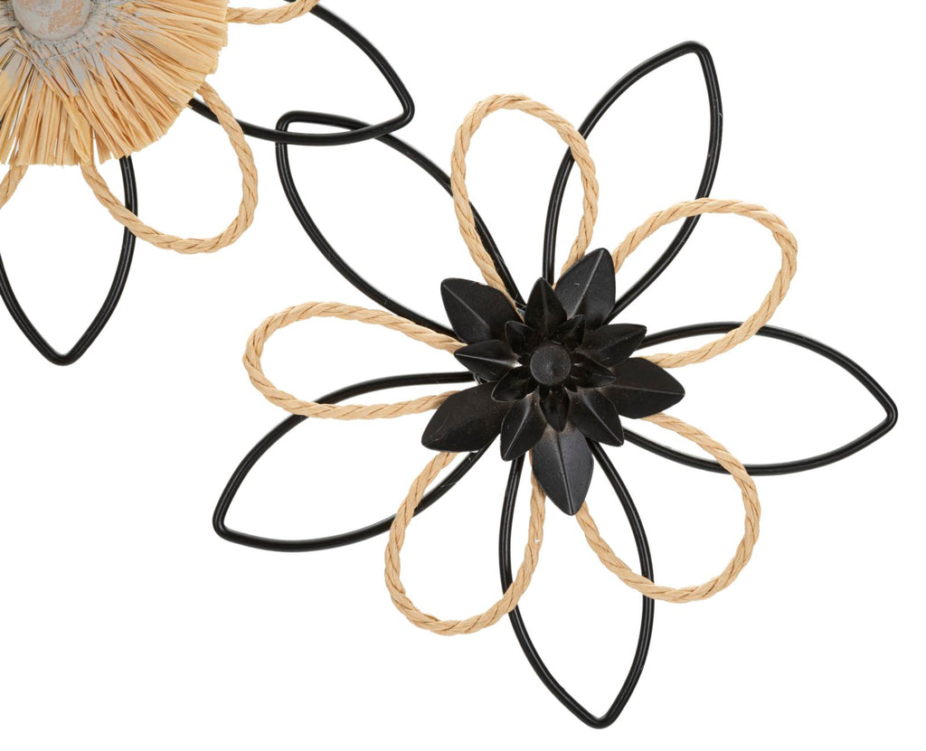 Pannelo in ferro e Raffia Flow - foto 3