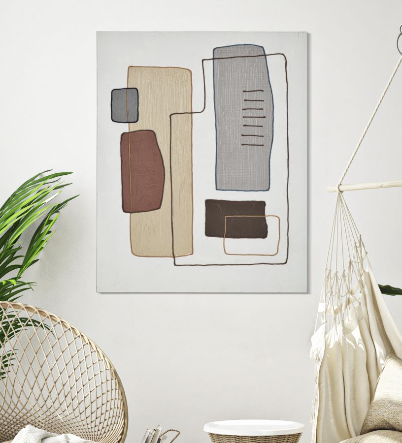 Dipinto su tela Paint, 80x2,8x100 cm – dettaglio 4