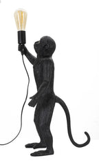 Lampada da tavolo Monkey nero, Ø26x34x55 cm – dettaglio 1