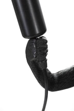 Lampada da tavolo Monkey nero, Ø26x34x55 cm – dettaglio 4