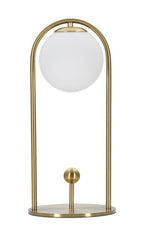 Lampada da tavolo Glamy Arc, Ø21x47 cm