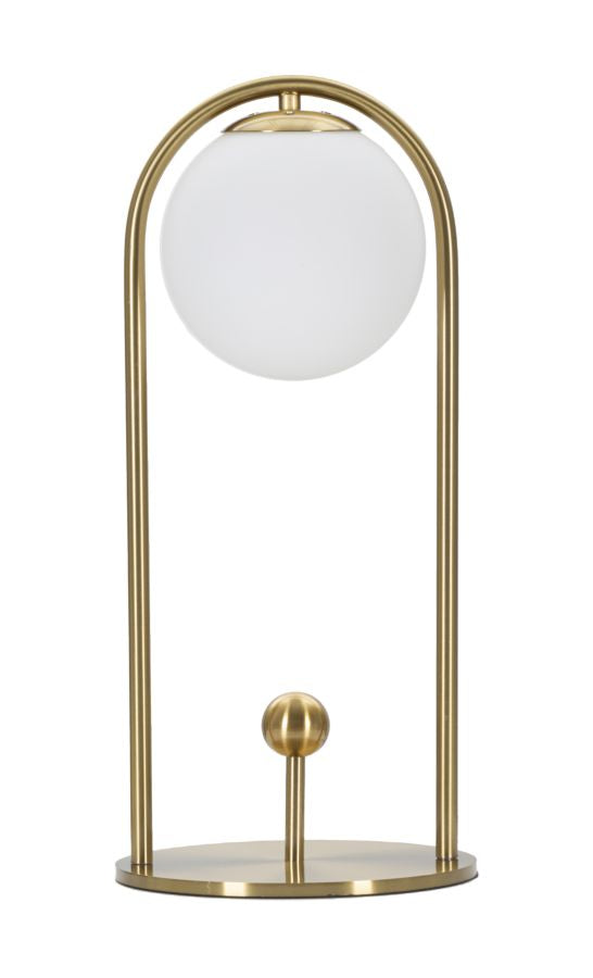Lampada da tavolo Glamy Arc, Ø21x47 cm