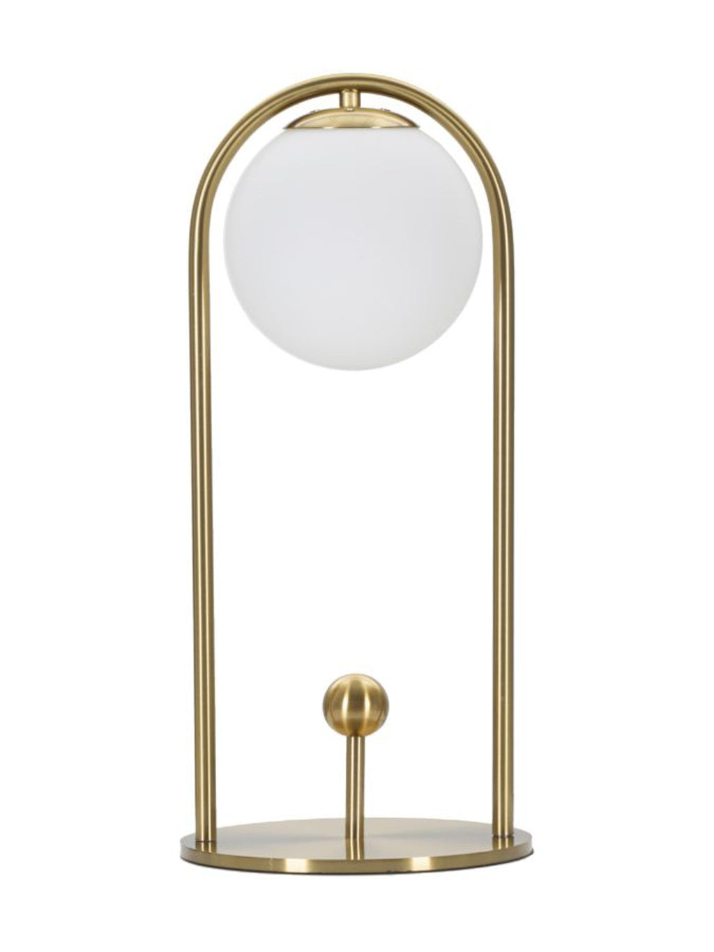 Lampada da tavolo in metallo oro, Ø21x47 cm – Glamy Arc