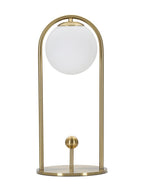 Lampada da tavolo in metallo oro, Ø21x47 cm – Glamy Arc