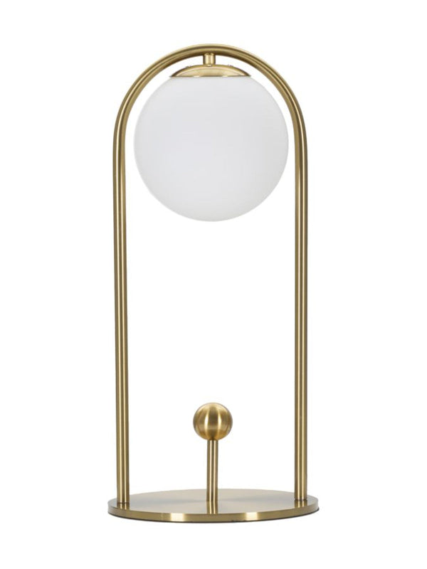 Lampada da tavolo in metallo oro, Ø21x47 cm – Glamy Arc