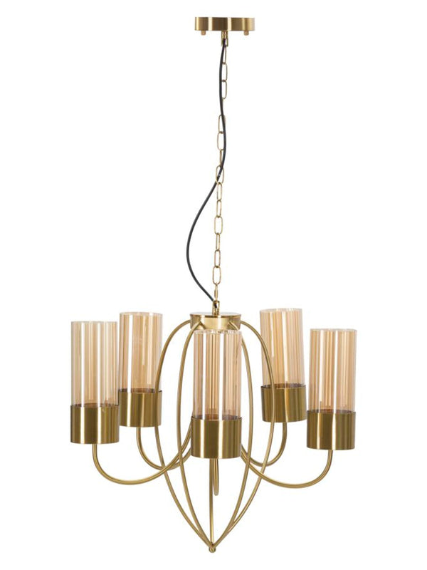 Lampadario a sospensione in metallo nero, Ø80x103 cm – Versailles Luci