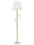 Lampada da terra in metallo oro, Ø41x173 cm – App/abiti