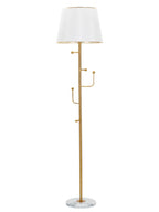 Lampada da terra in metallo oro, Ø41x173 cm – App/abiti
