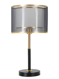 Lampada da tavolo in metallo nero, Ø25x48 cm – Levels