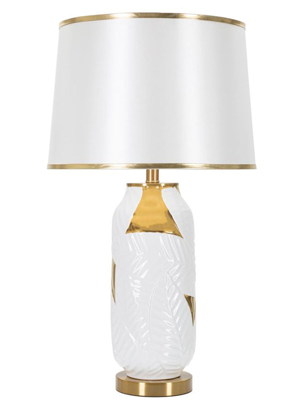 Lampada da tavolo in ceramica oro, Ø40x70 cm – Ceramic