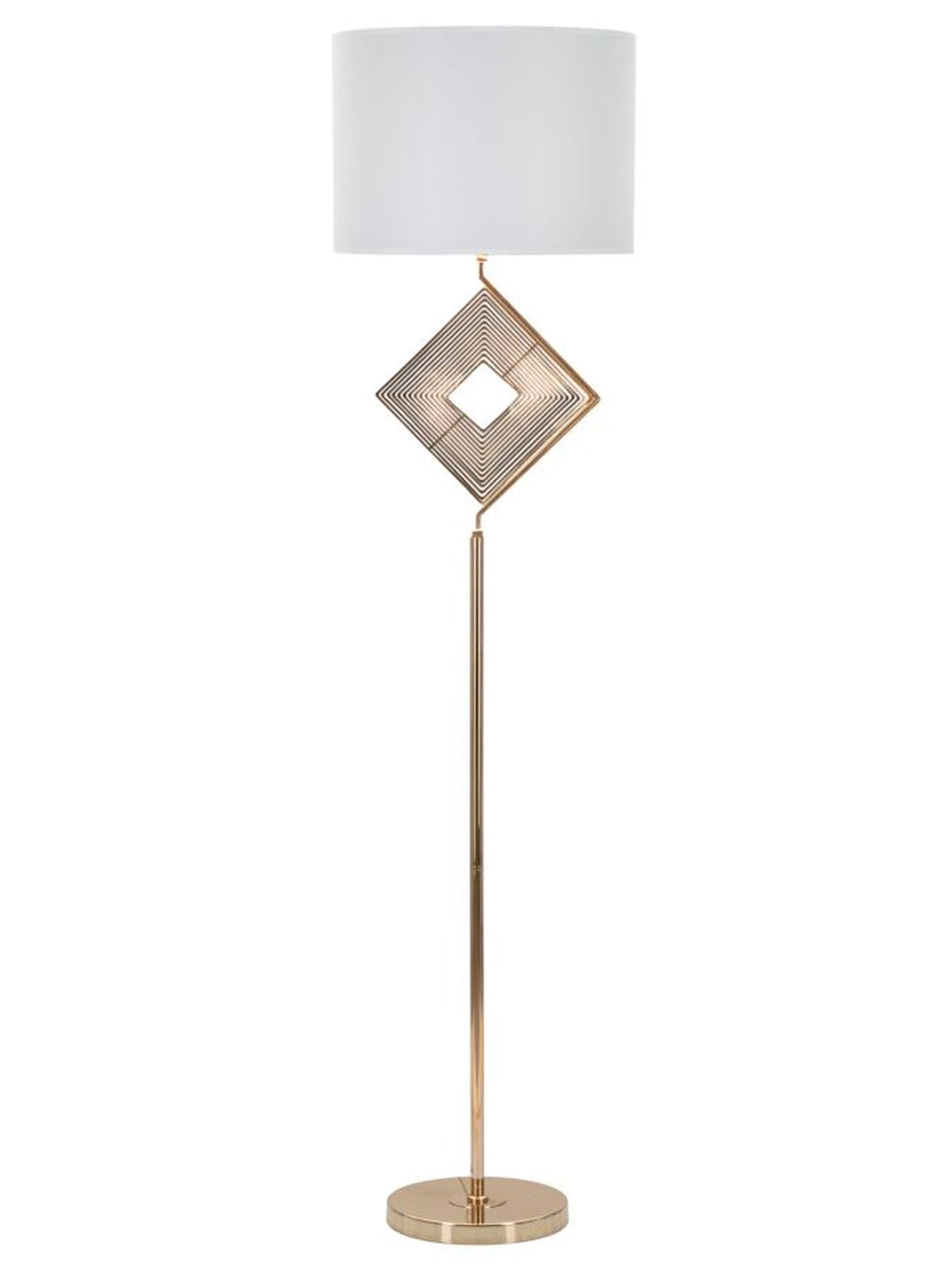 Lampada da terra in metallo oro, Ø, 40x161 cm – Move