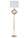 Lampada da terra in metallo oro, Ø, 40x161 cm – Move