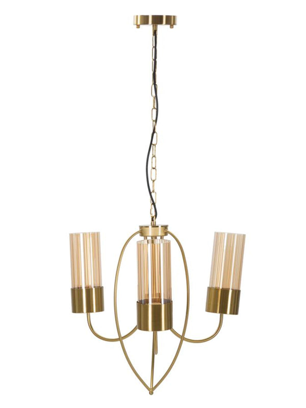Lampadario a sospensione in metallo nero, Ø60x103 cm – Versailles Luci